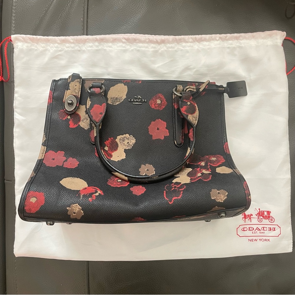 NWOT COACH Two-Way Crosby Leather Satchel